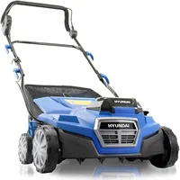Hyundai 2 x 20V (40V) Cordless Lawn Scarifier, Aerator & Dethatcher Rake 380mm 4Ah Li-Ion Batteries Brushless | 3 Year Warranty